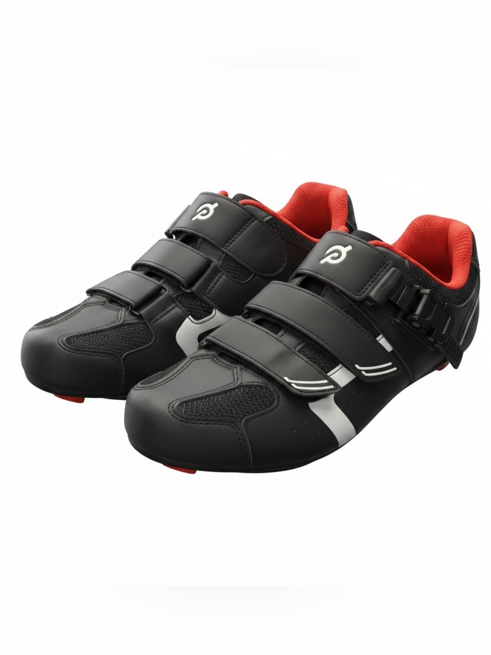 Peloton Black and Red Cycling Shoes